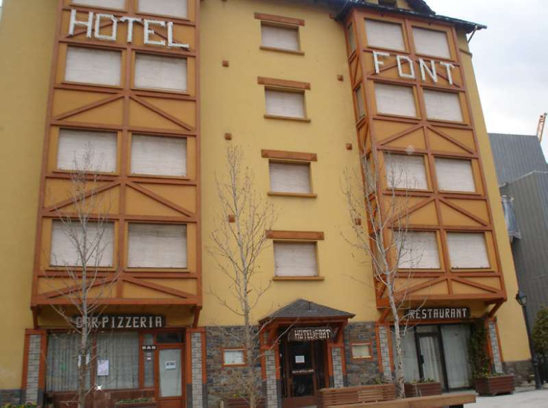 Font Andorra Hostel La Massana Bagian luar foto